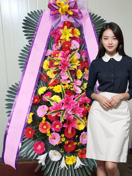 그랜드힐컨벤션 3단화환 기본형