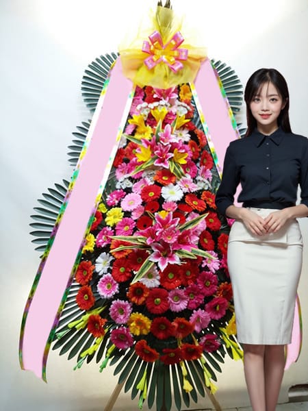 그랜드힐컨벤션 3단화환 고급형